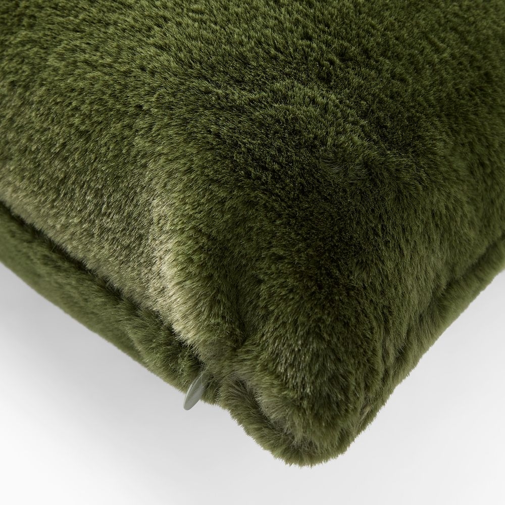 West elm best sale faux fur pillow