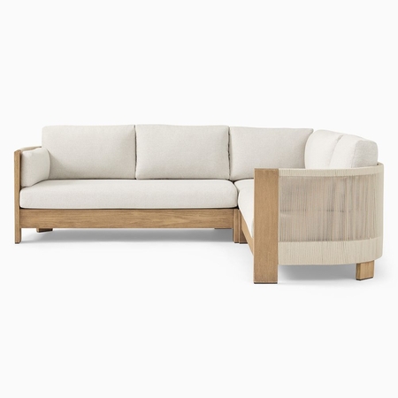 Round outdoor store sectional