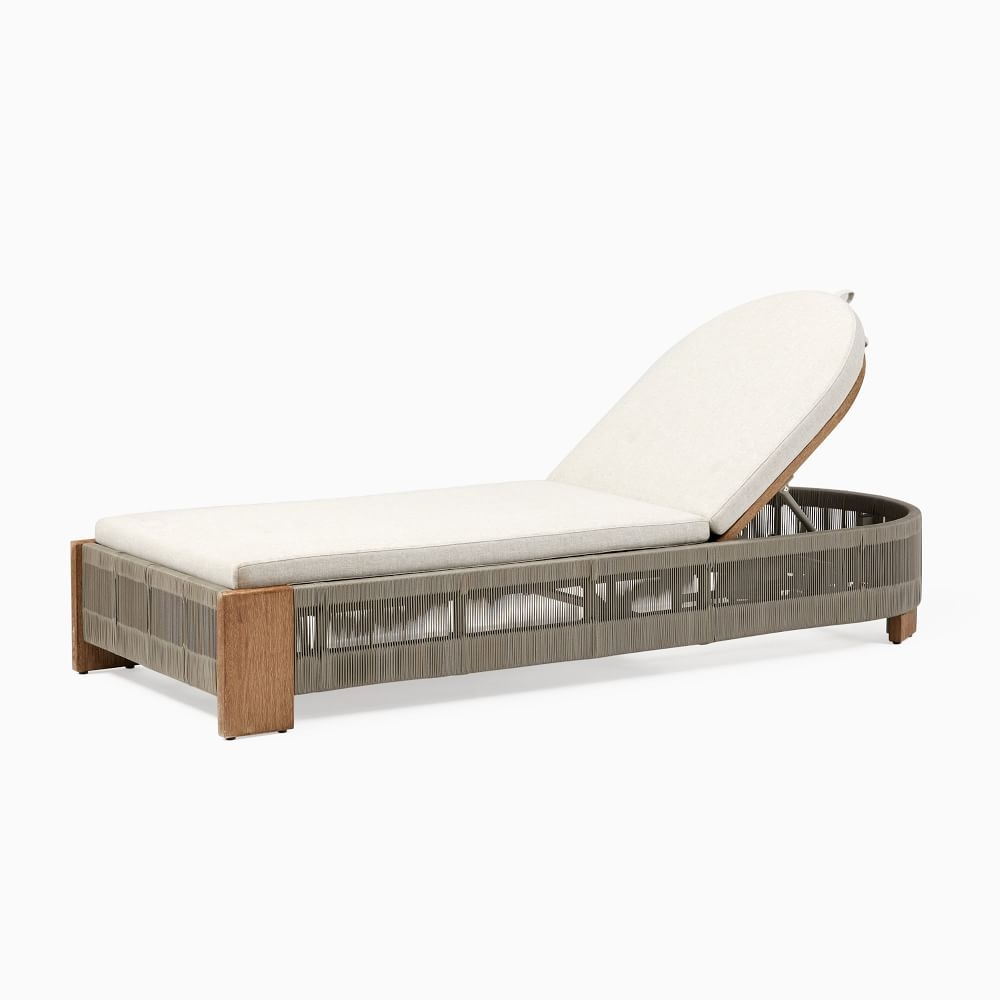 Outdoor wood lounger sale