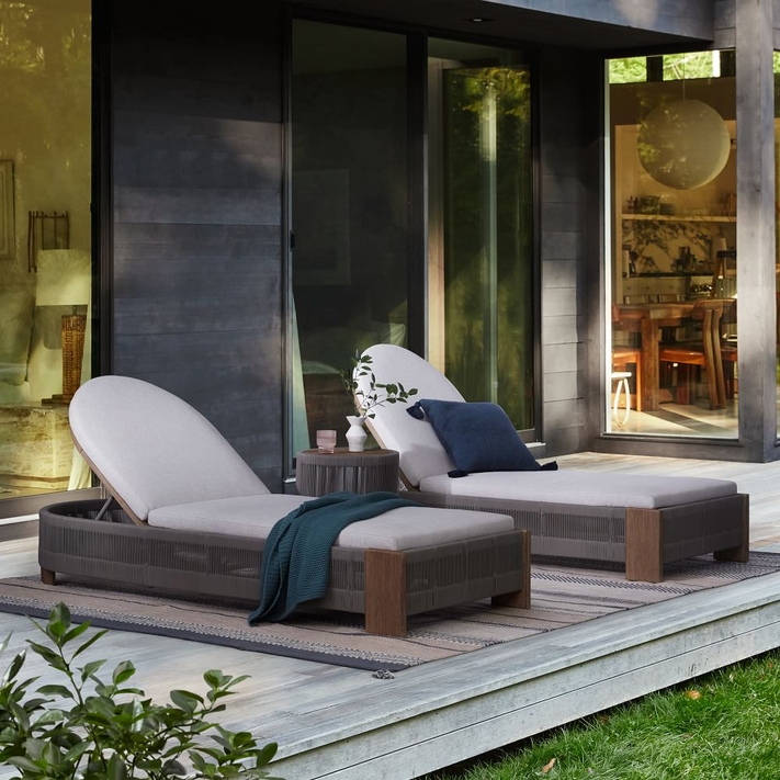 Outdoor chaise shop