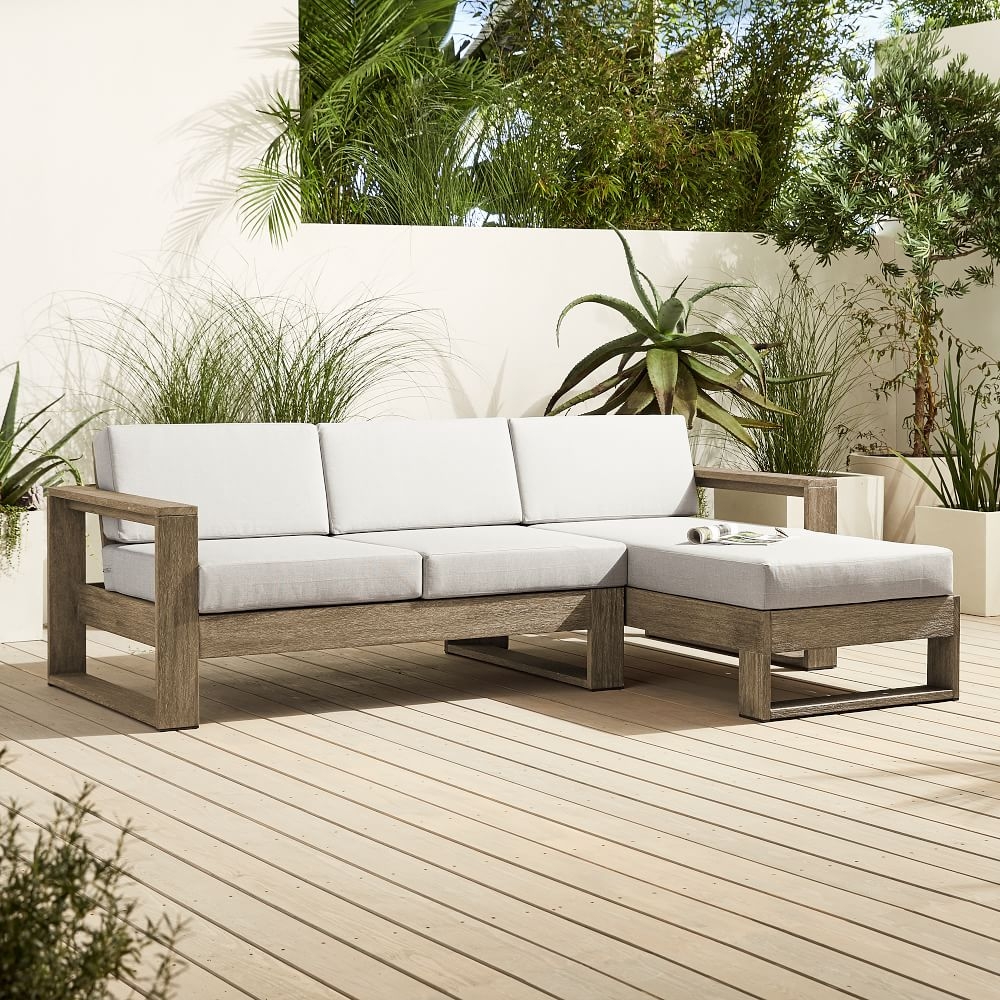 Portside Outdoor 2 Piece Chaise Sectional