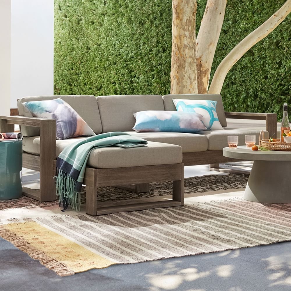 Outdoor sofa sale with chaise