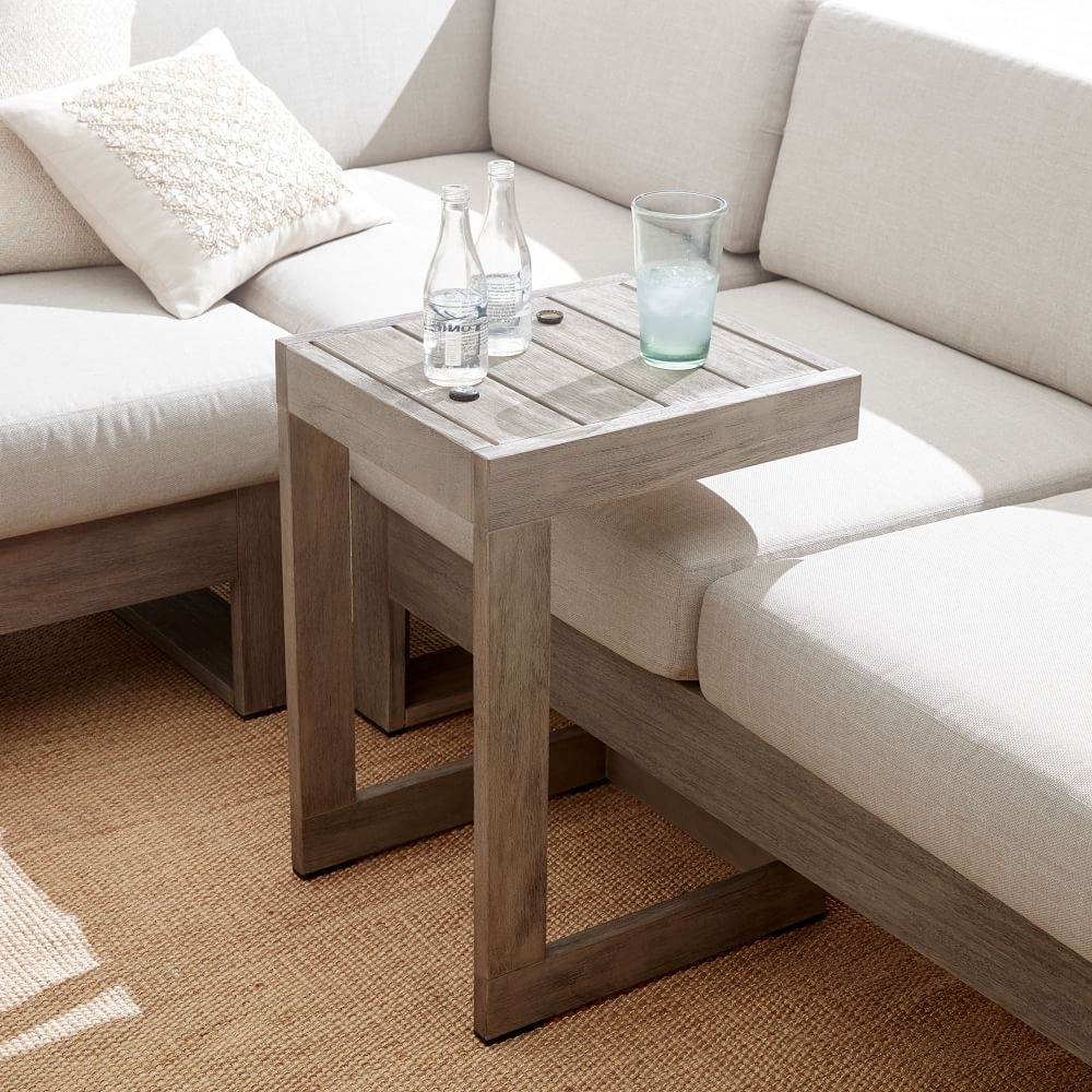 Buy online Portside Outdoor C Shaped Side Table now West Elm UAE UAE