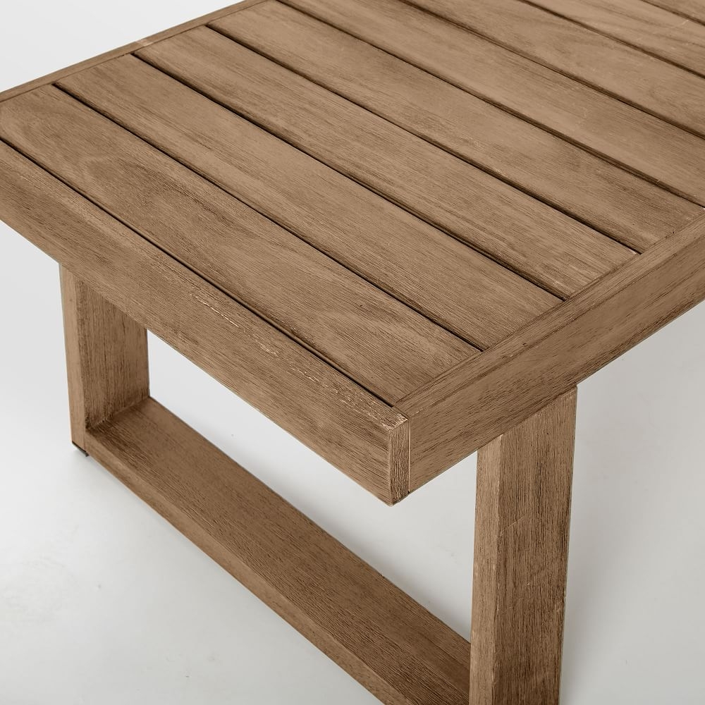 Outdoor wooden cheap coffee table