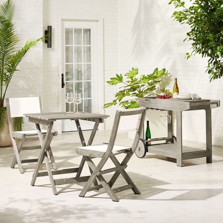 Foldable outdoor dining 2024 set