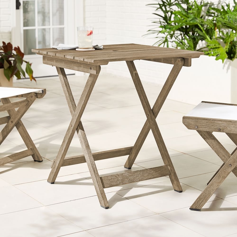 Buy online Portside Outdoor Folding Bistro Table now West Elm