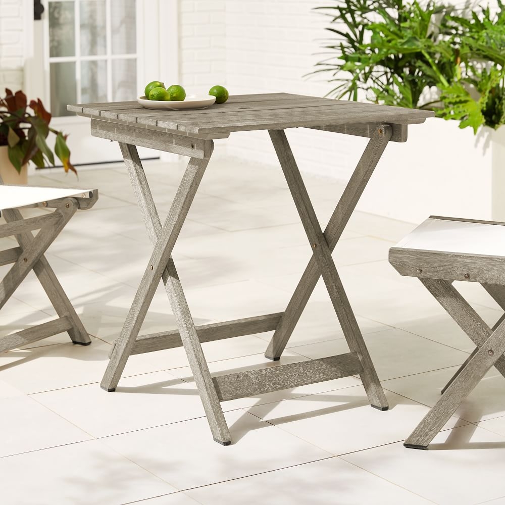 Foldable patio shop table and chairs