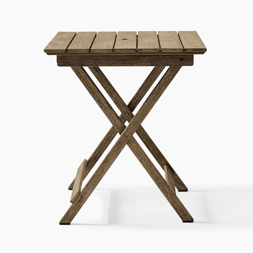 Foldable shop bistro table