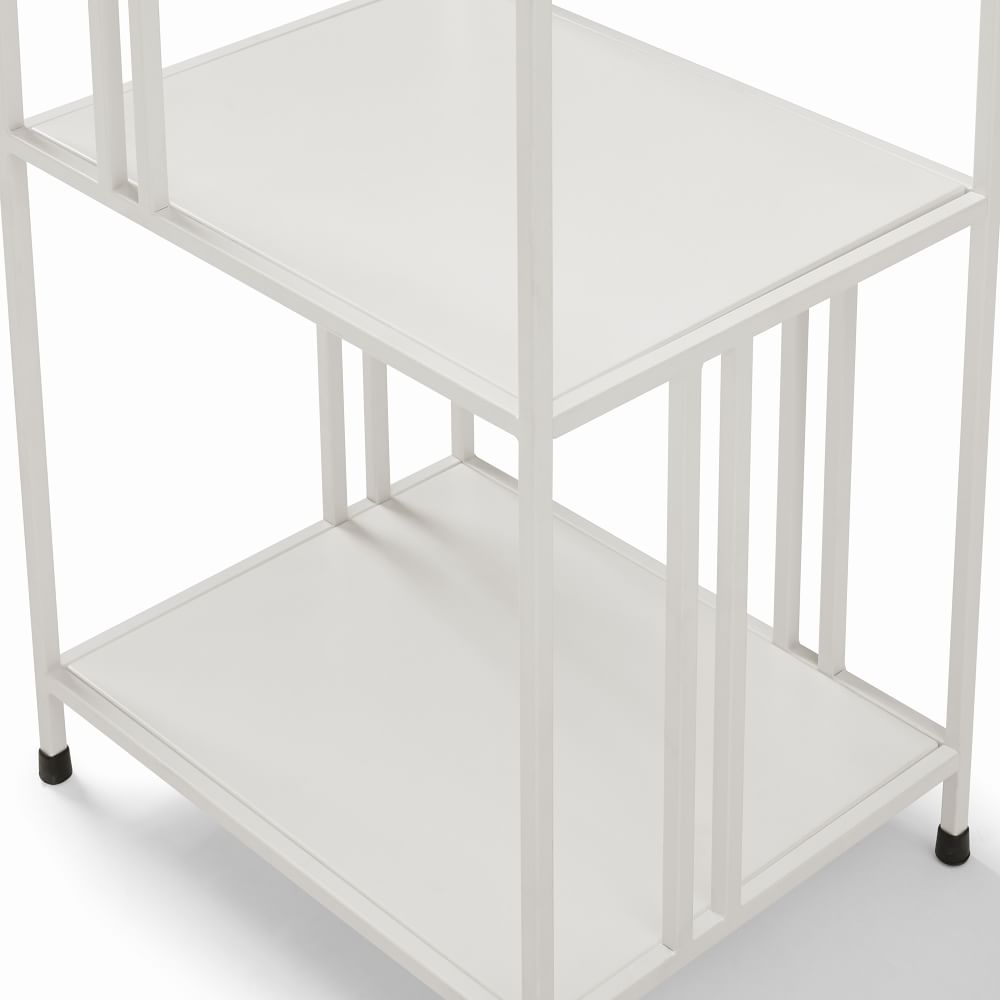 Narrow hot sale metal bookcase