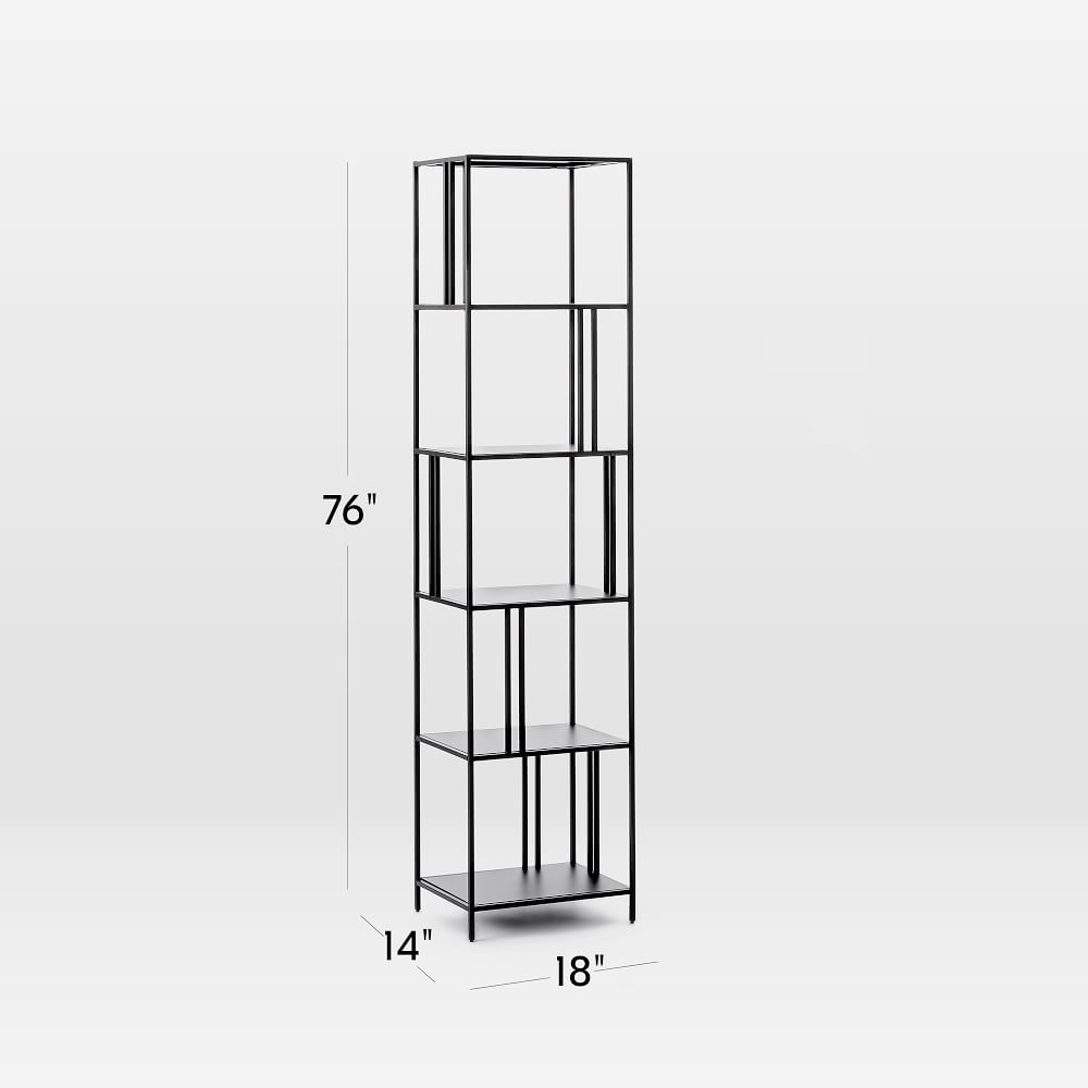 Slimline bookcase on sale