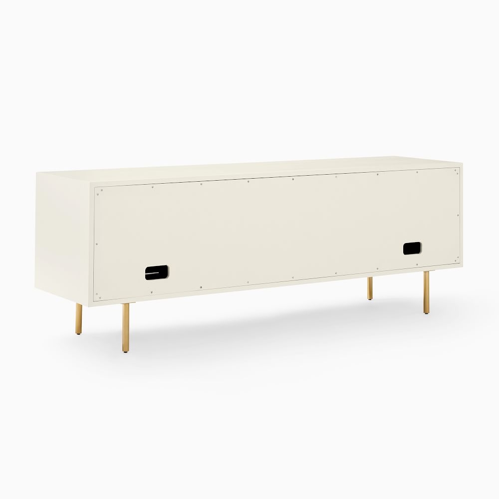 White media outlet console