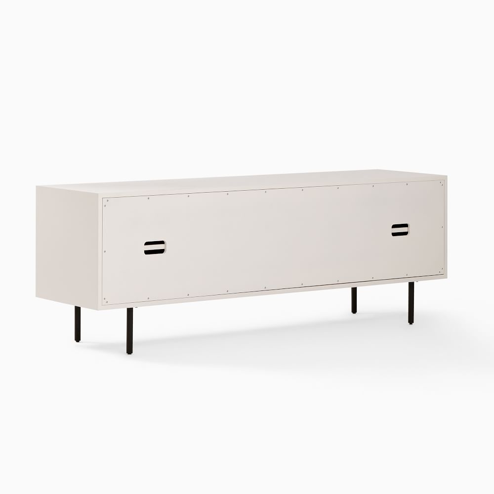 White media outlet console