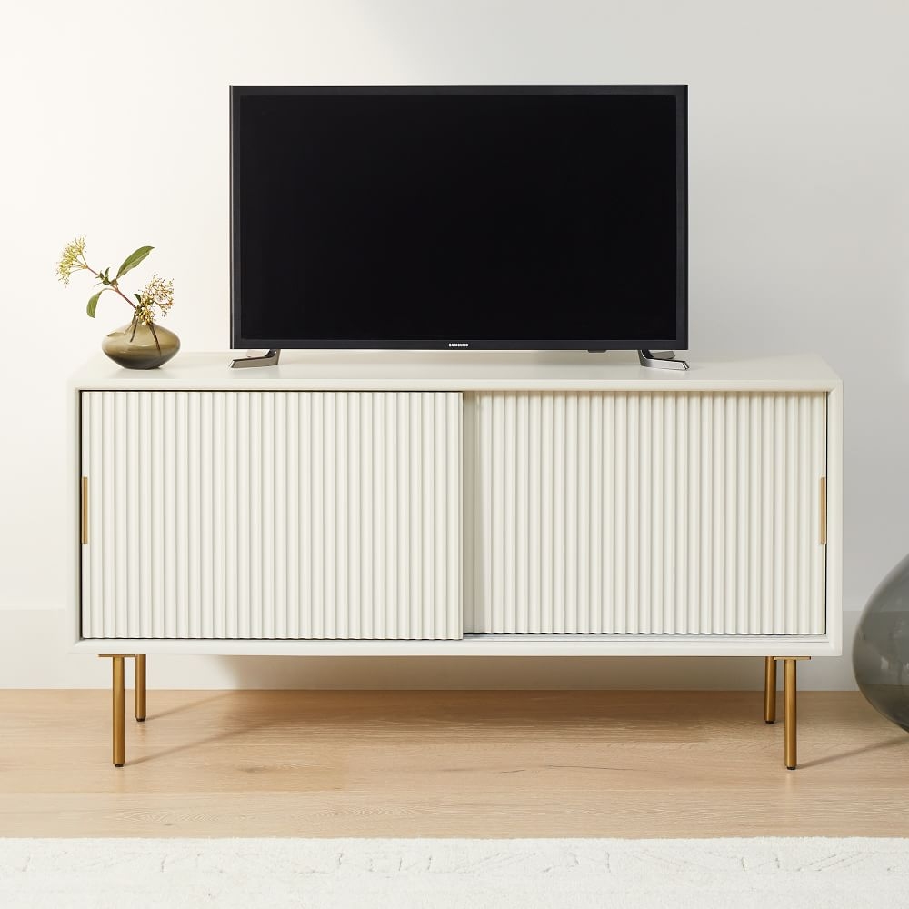 Shallow hot sale entertainment center