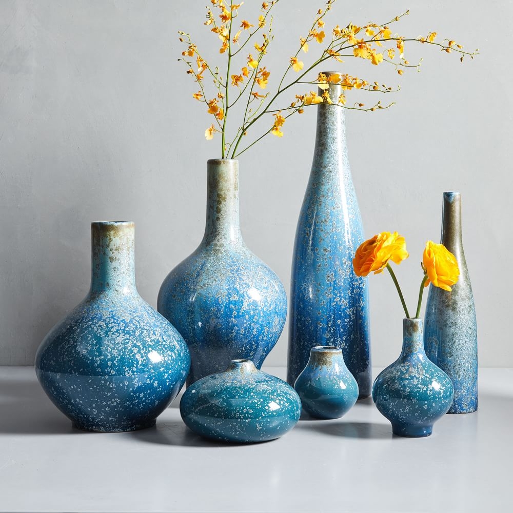 Buy online Reactive Glaze Vases - Light Blue now