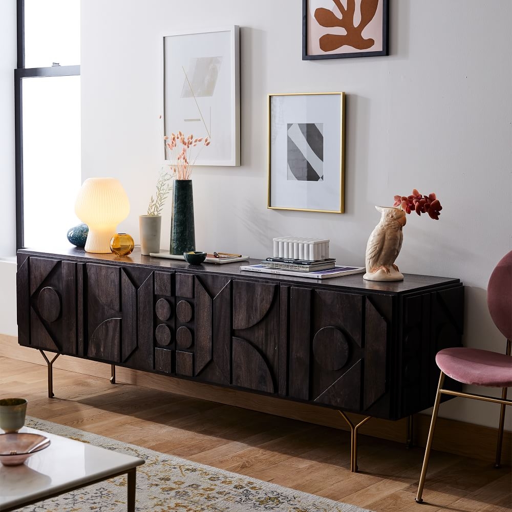 Ribbed clearance table lamp