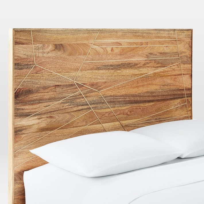Roar and rabbit brass geo inlay bed sale