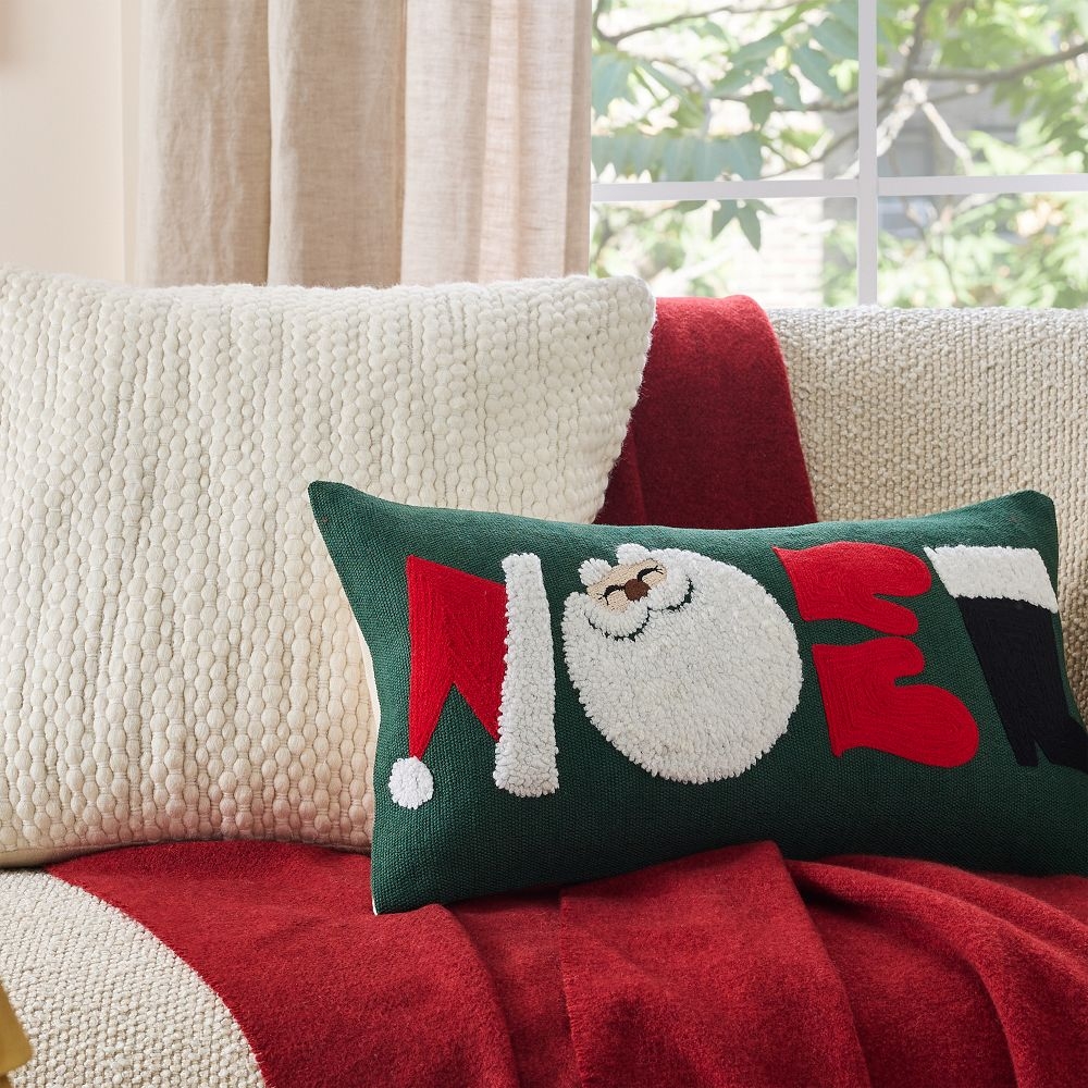 Santa throw pillow sale