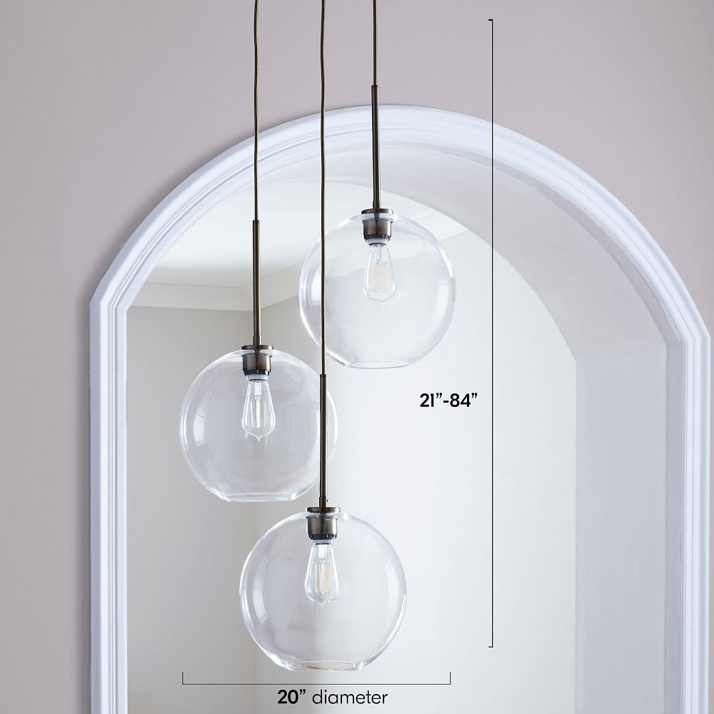 Replacement globe for chandelier hot sale