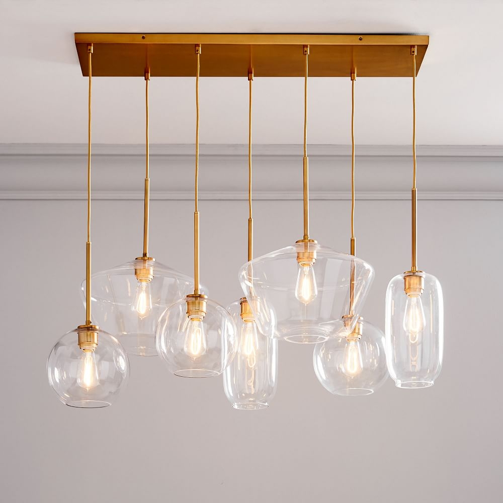 Sculptural 2025 glass chandelier
