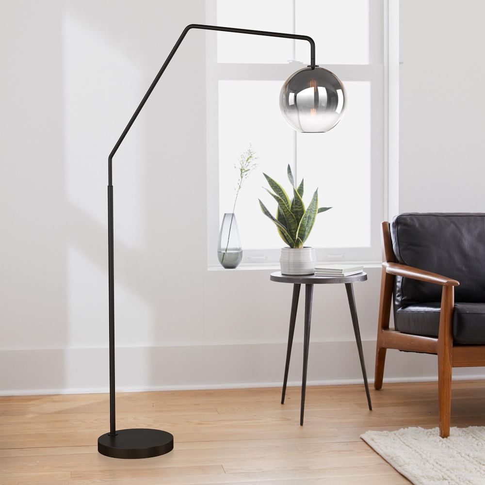 Mid century sales overarching floor lamp