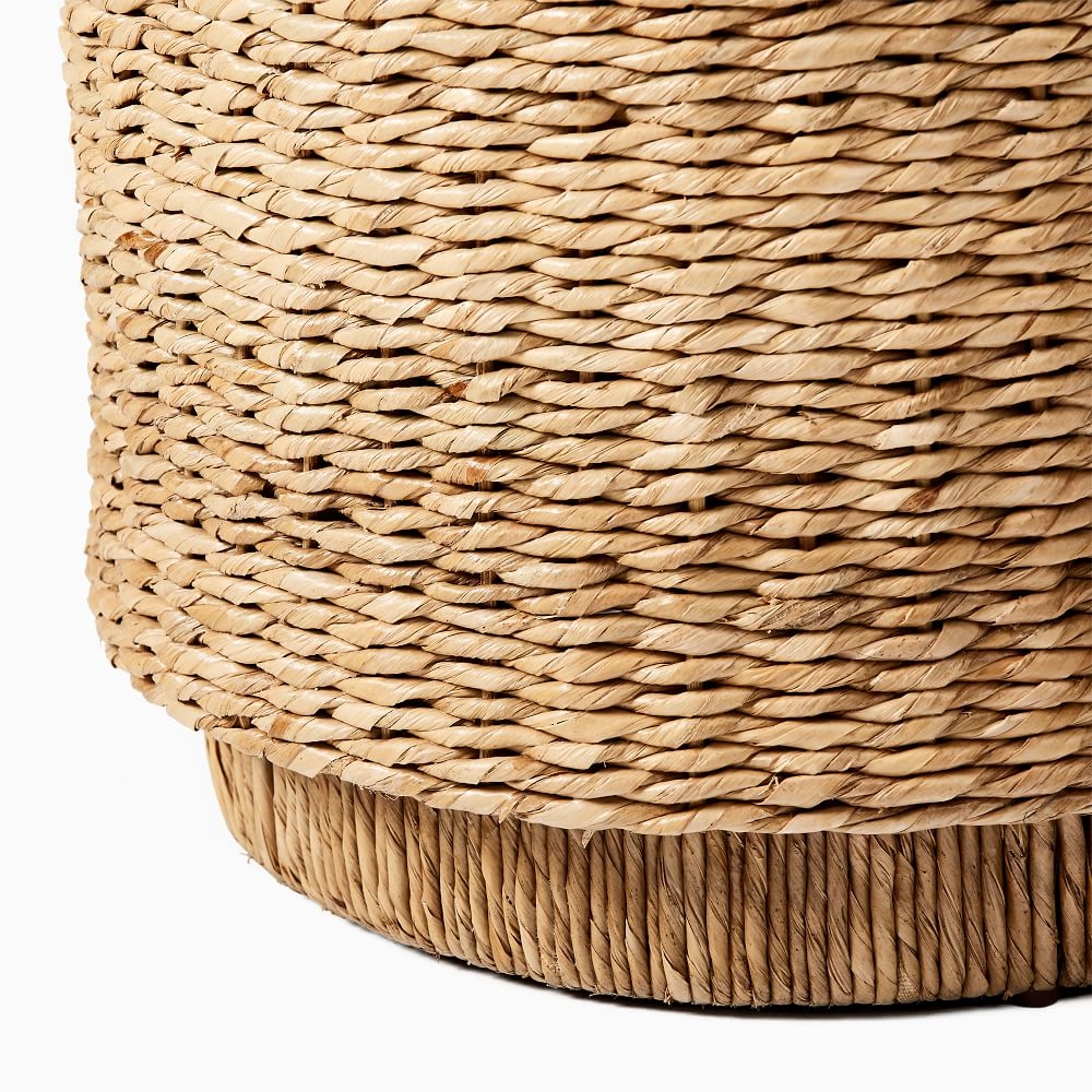 Side table with basket deals