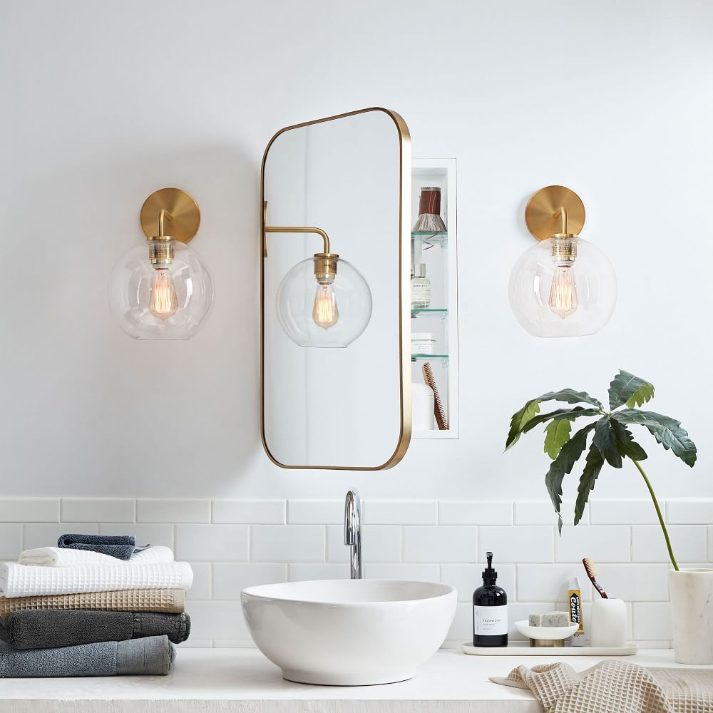 Medicine cabinet cheap with mirror