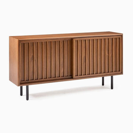 Narrow shop media console