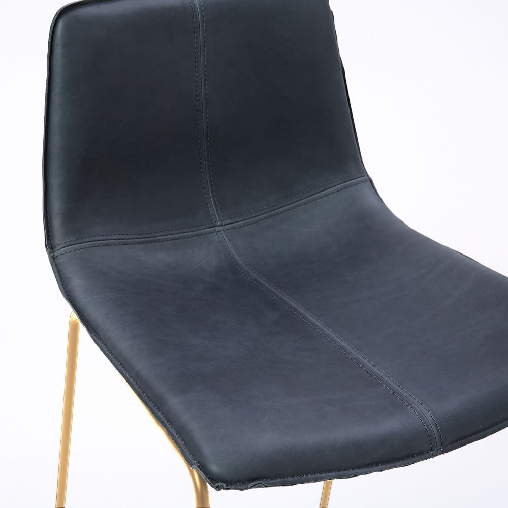Slope leather bar & sales counter stools