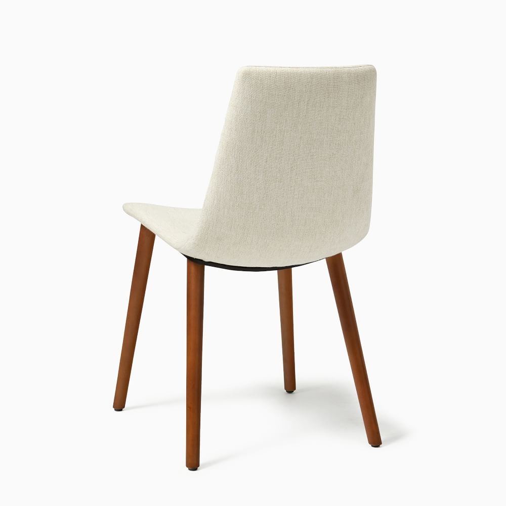 Wood upholstered clearance dining chair