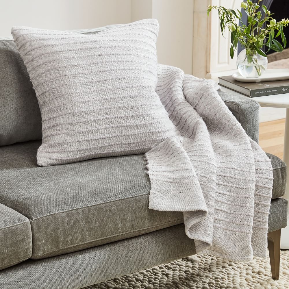 Soft Corded Pillow Cover Throw Set