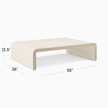Raffia shop coffee table