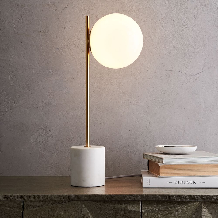 Glass globes top for table lamps