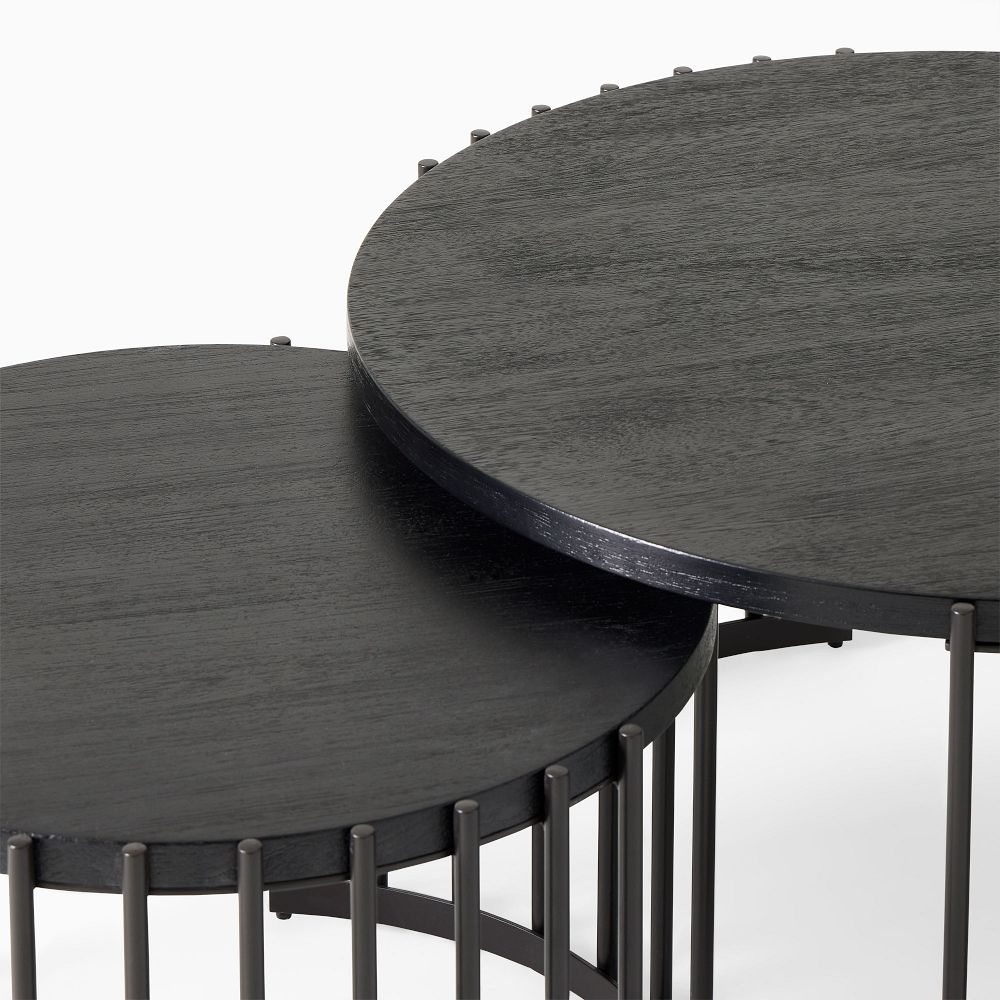 Nesting outdoor store tables