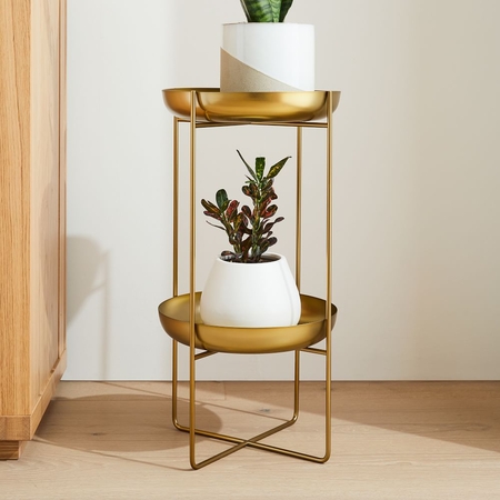 Gold deals plant table