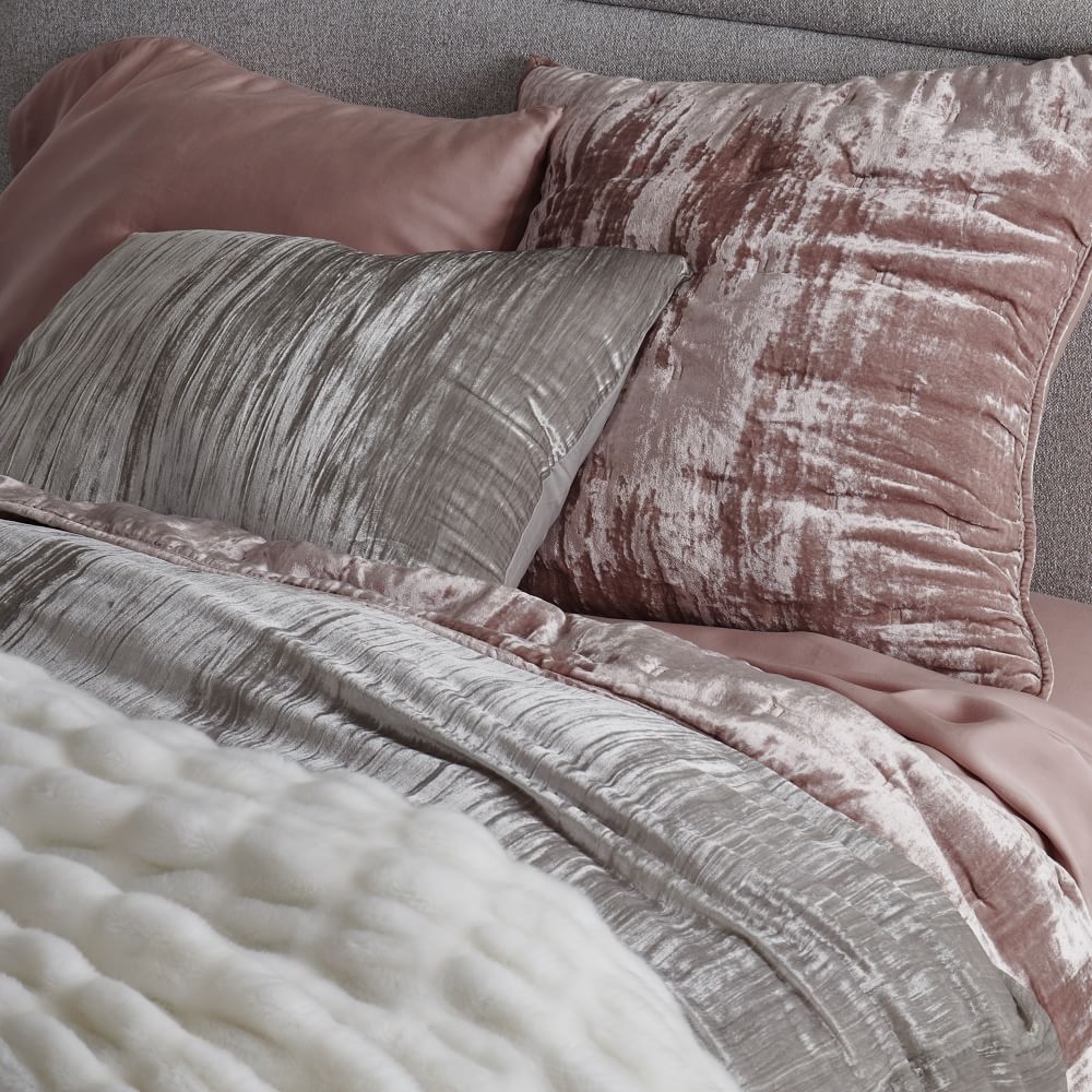 West elm velvet duvet cheap