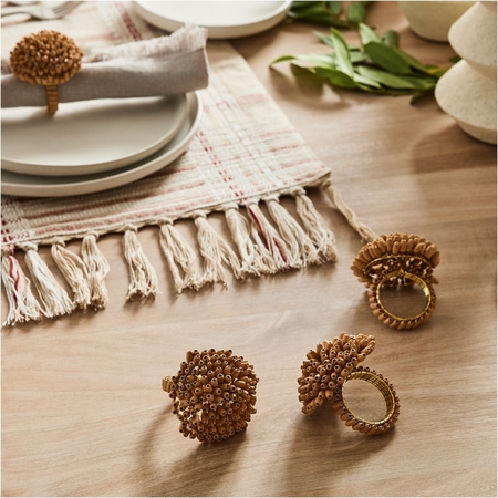 Napkins in new arrivals napkin rings