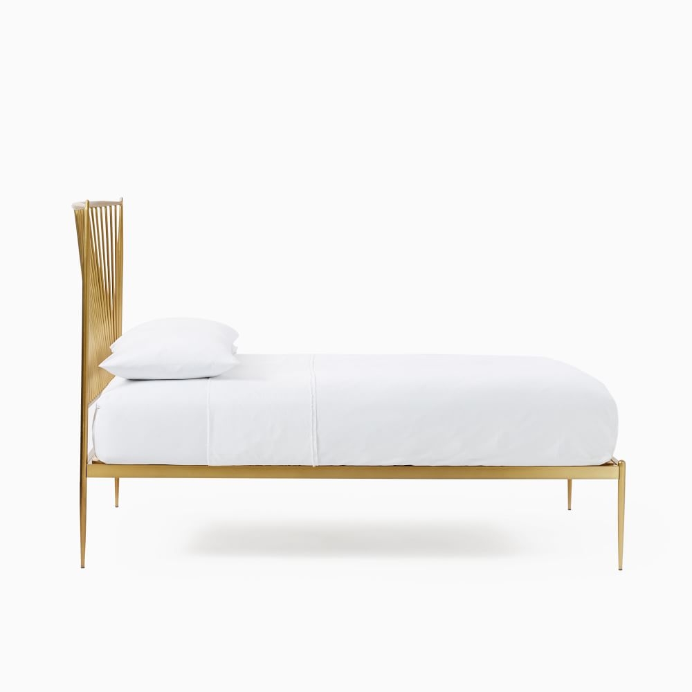 Buy online Stella Metal Bed Brass now West Elm UAE UAE