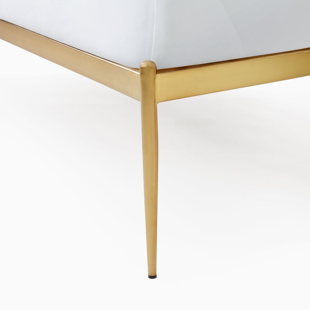 Brass platform sale bed frame