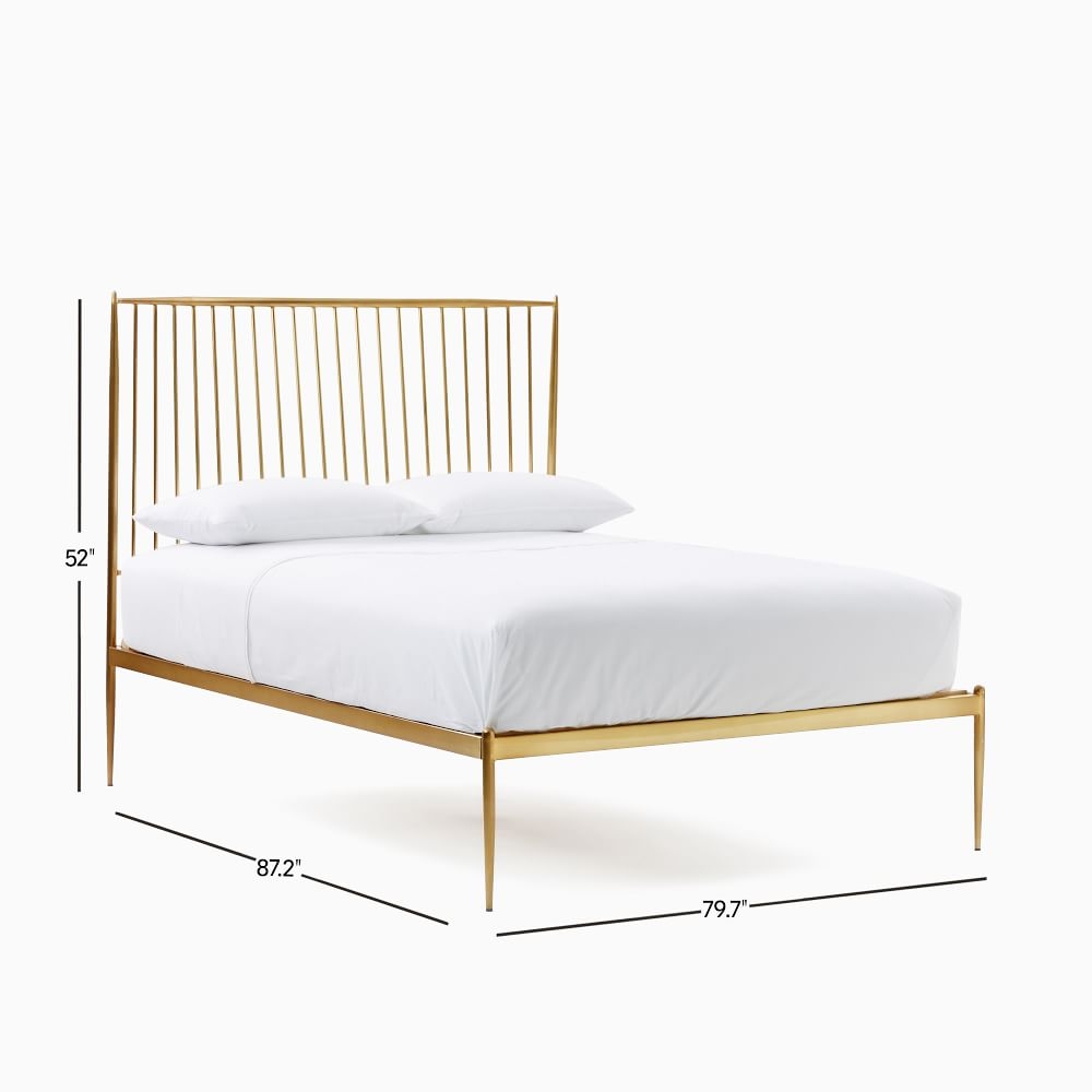 Full size cheap metal bed