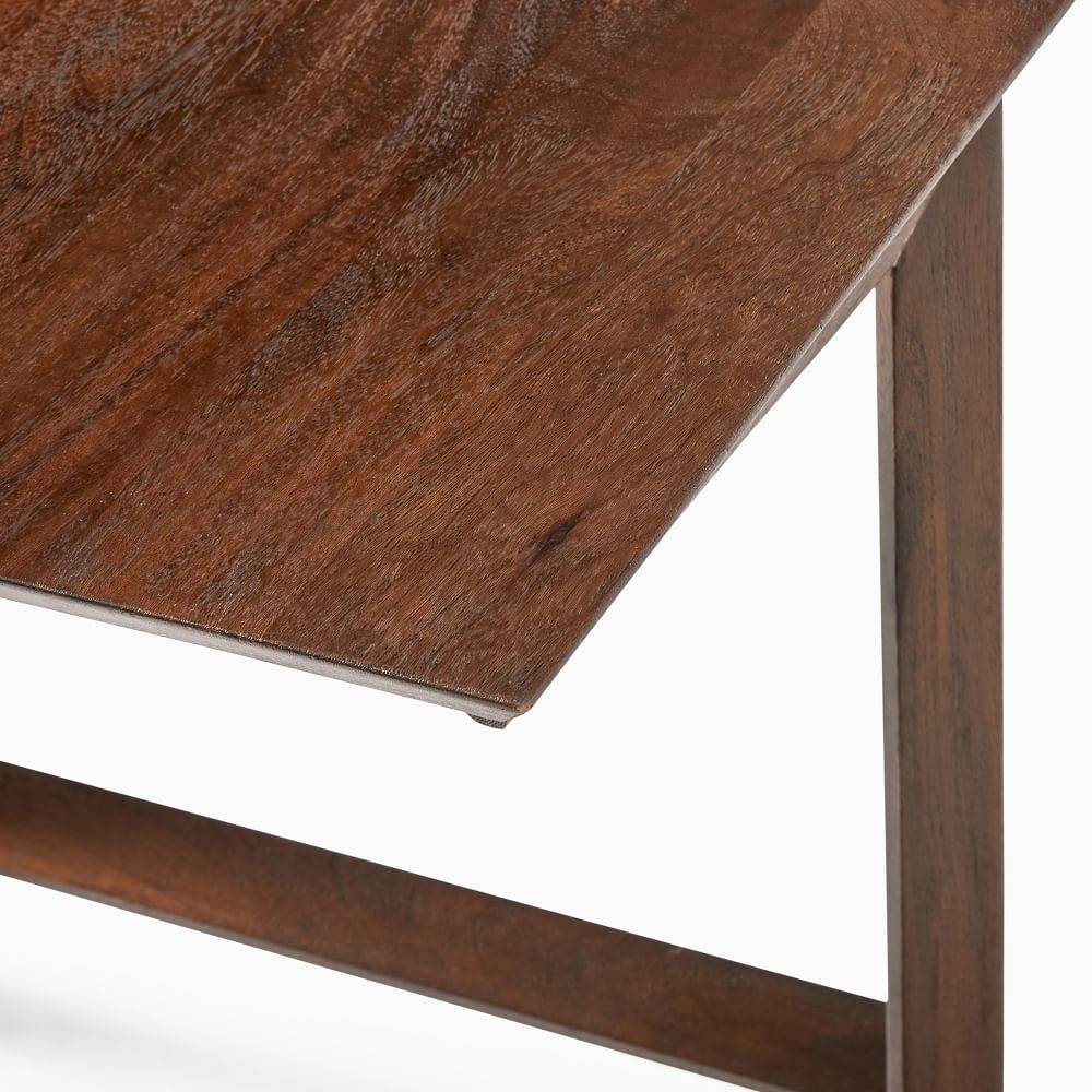 C shaped outlet dining table
