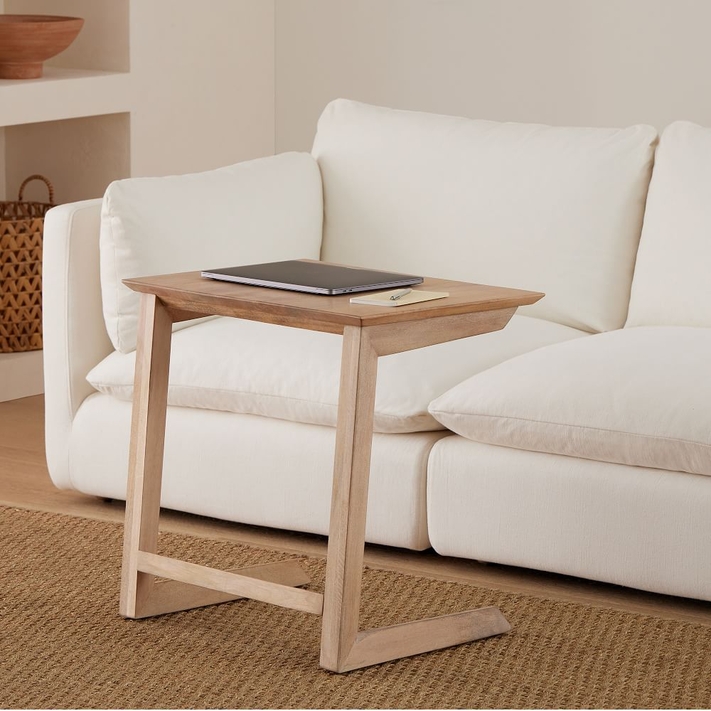 C shaped couch table best sale