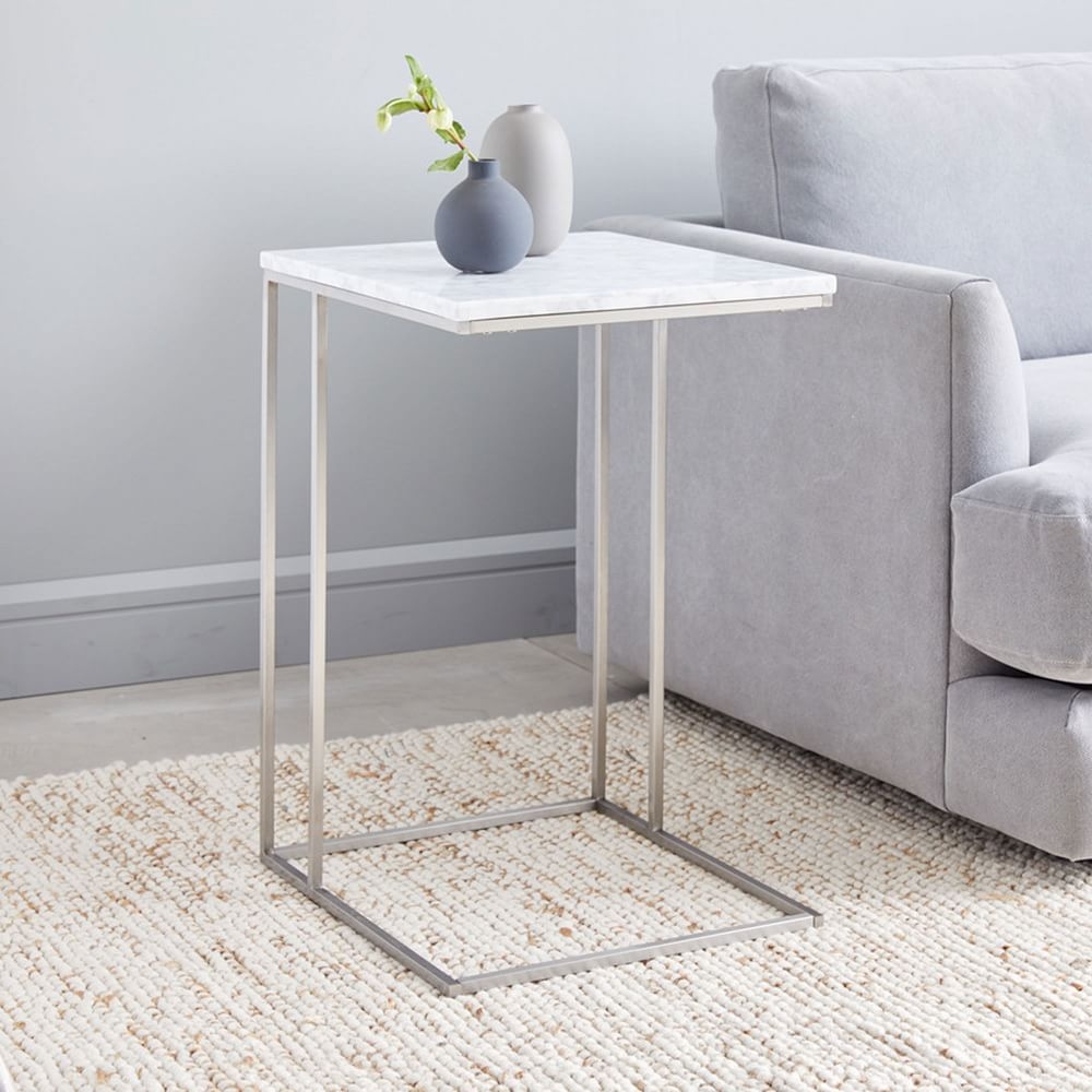 Buy online Streamline C Side Table Marble now West Elm UAE UAE