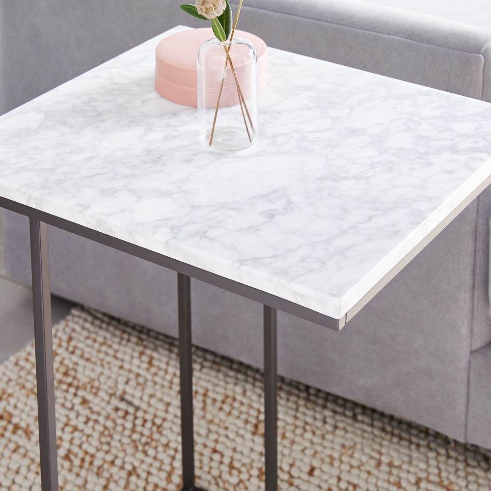 Buy online Streamline C Side Table Marble now West Elm UAE UAE