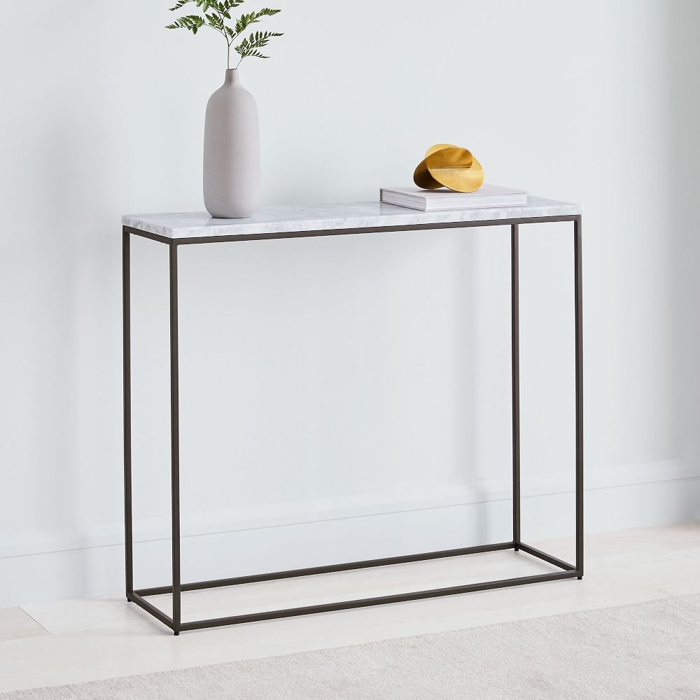 Buy online Streamline Console Marble now West Elm UAE UAE