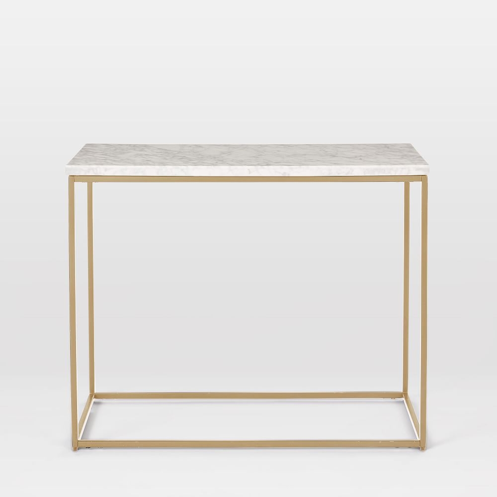 Gold and outlet marble side table