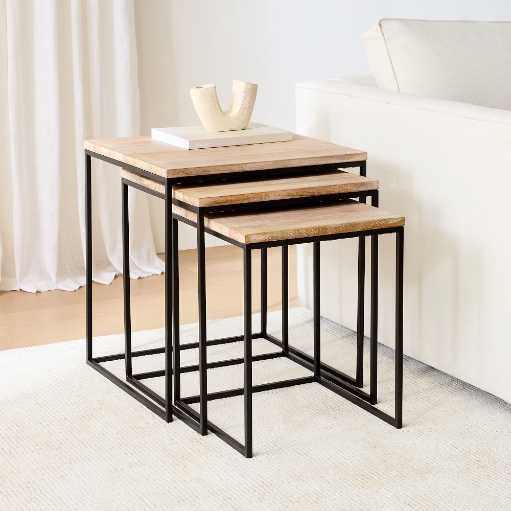 Nest of sales side tables