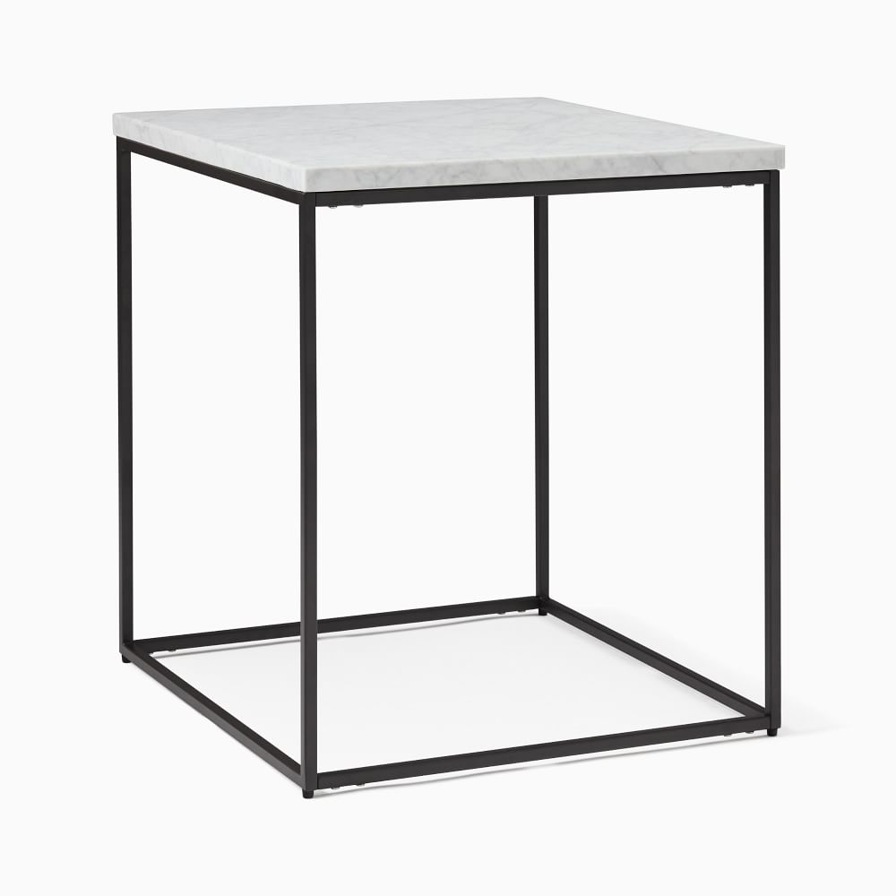 Square store end table