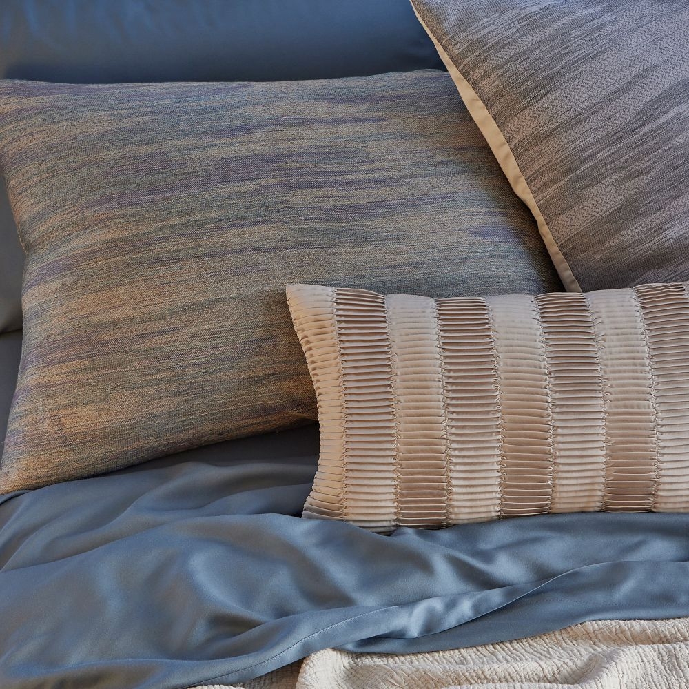 Silky TENCEL Striated Duvet Cover Shams