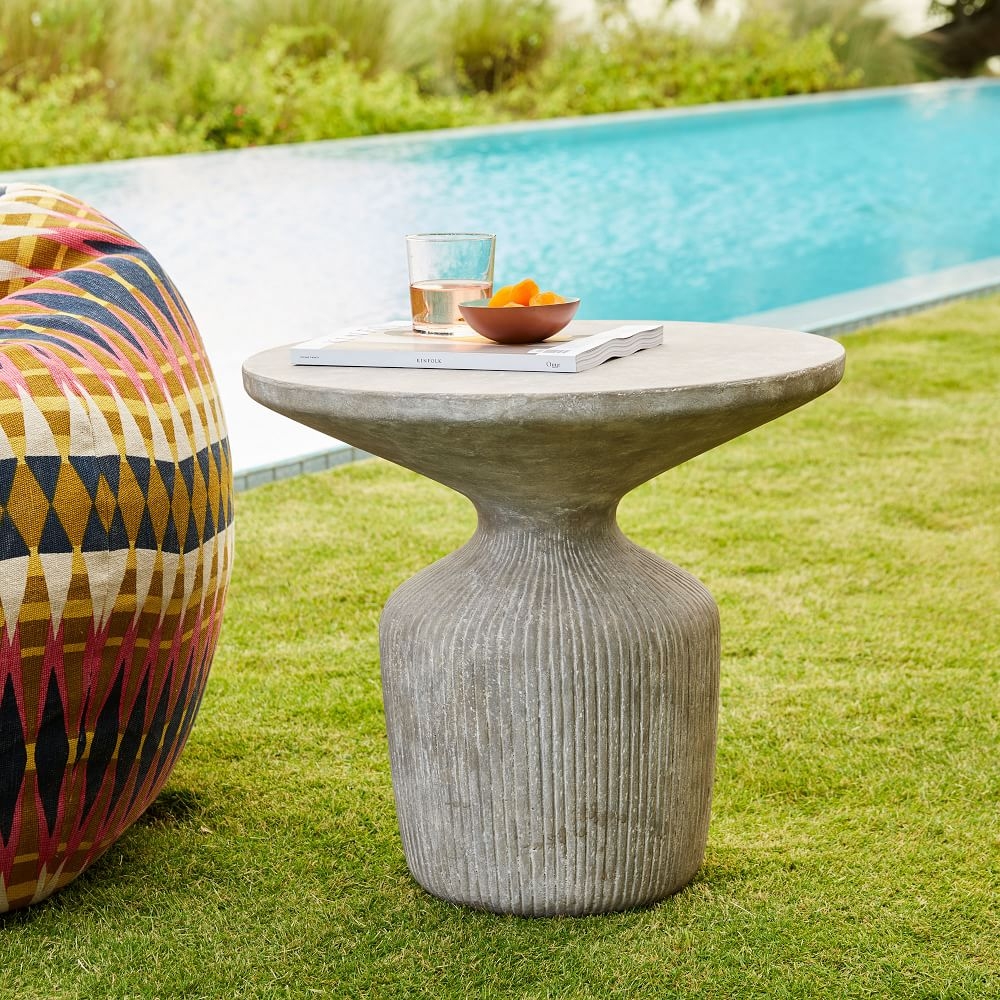 Drum shop side table