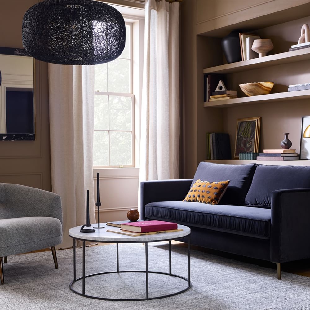 Tanner solid outlet wood coffee table